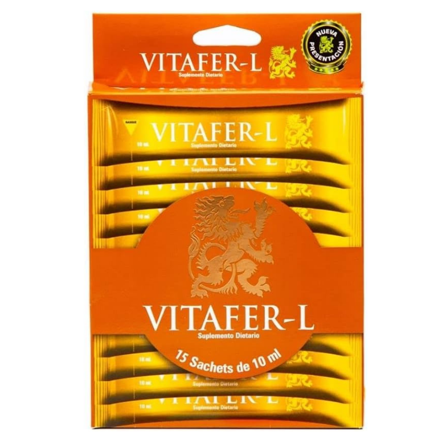 Potenciador Sexual Energizante - Vitafer-L 10 Ml * 15 Unidades